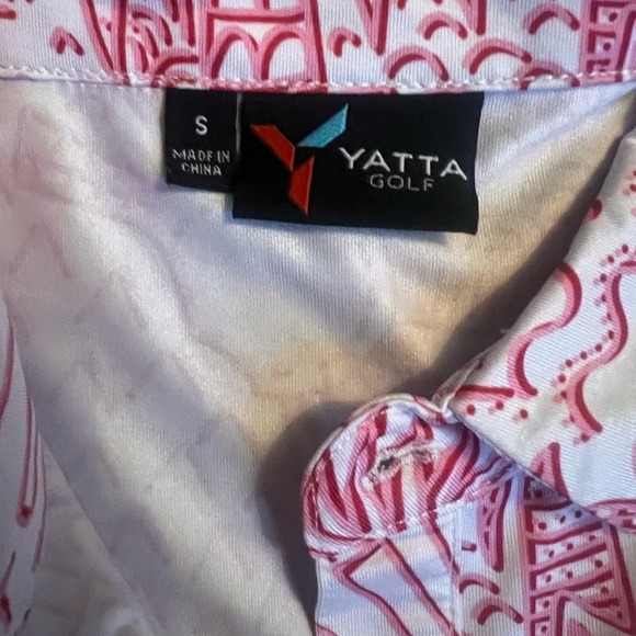 YATTA GOLF Shaka Life Hawaiian Polo Shirt - Small - Picture 3 of 7